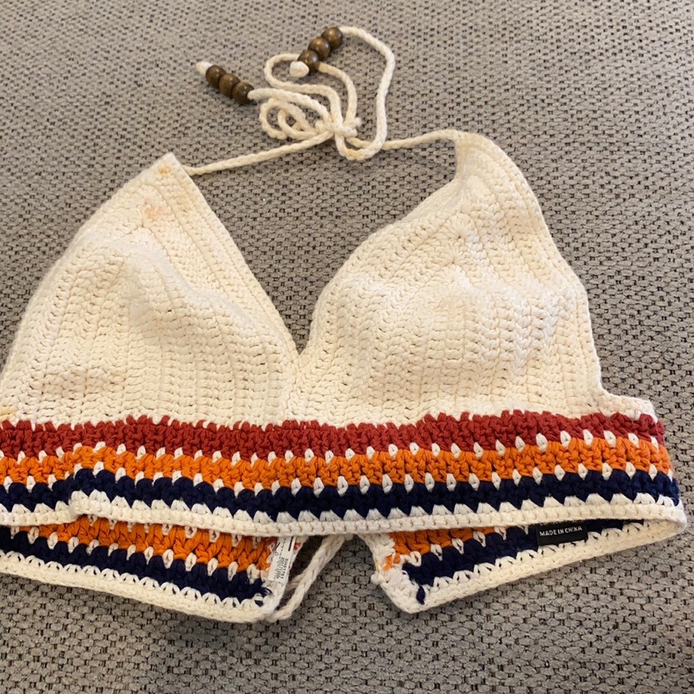 Knitted crop top
